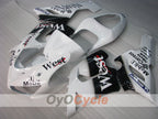 Verkleidungssatz für 05-06 NINJA ZX-6R - Weiß, Schwarz - West #OYO87901897