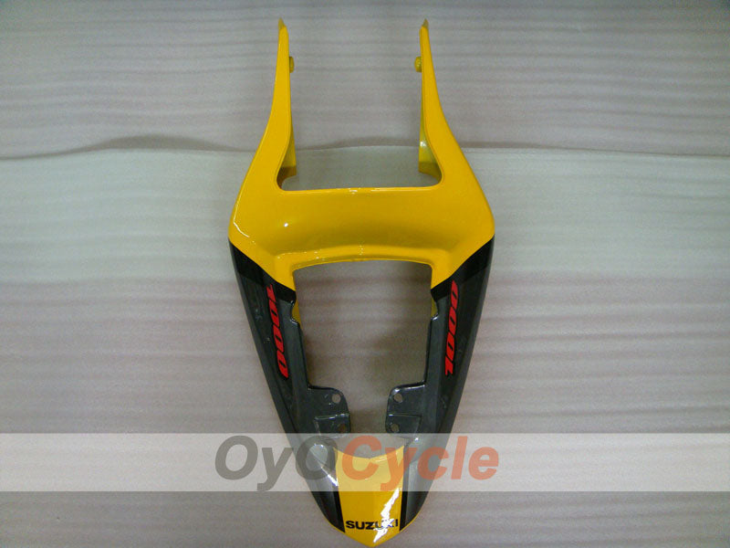 Spritzguss-Verkleidungssatz für 03-04 GSX R1000 - Gelb, Schwarz - Werksstil #OYO87901912