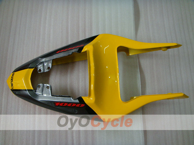 Spritzguss-Verkleidungssatz für 03-04 GSX R1000 - Gelb, Schwarz - Werksstil #OYO87901912
