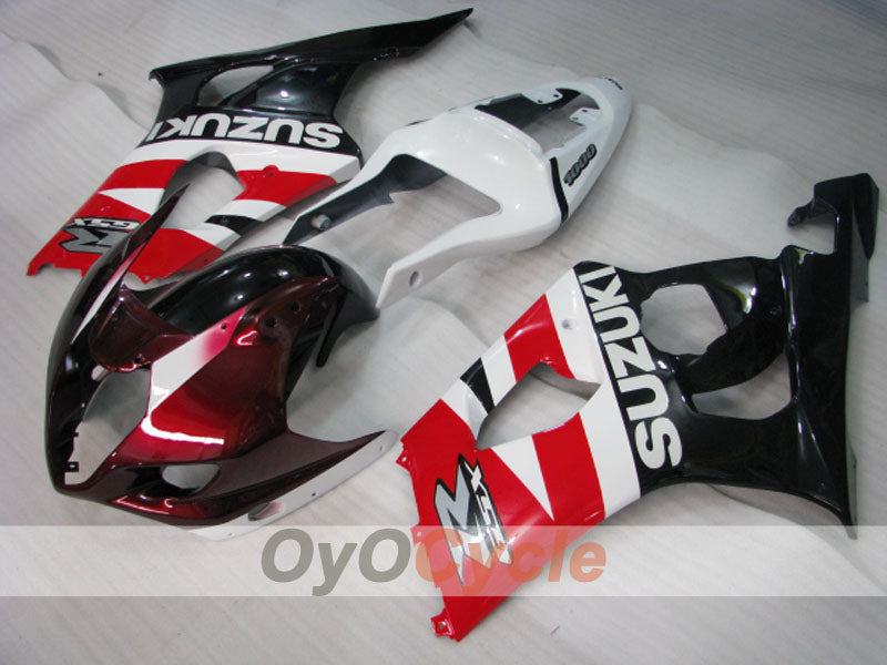 Spritzguss-Verkleidungssatz für 03-04 GSX R1000 - Rot, Weiß - Werksstil #OYO87901915 Hauptbild