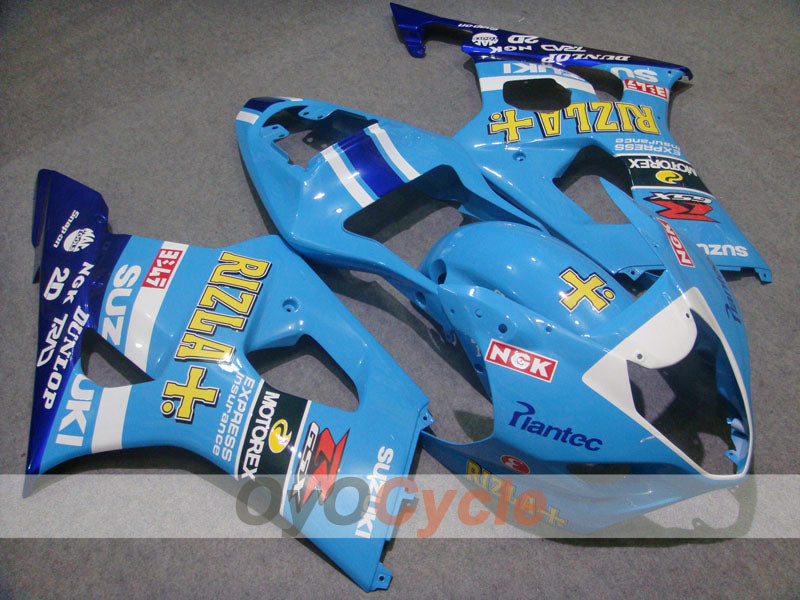 Verkleidungssatz für Einspritzmodelle, 03-04 GSX R1000 - Blau - Rizla+ #OYO87901922 Zweitbild