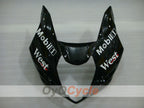 Verkleidungssatz für Einspritzmodelle, 03-04 GSX R1000 - Weiß, Schwarz - West #OYO87901926