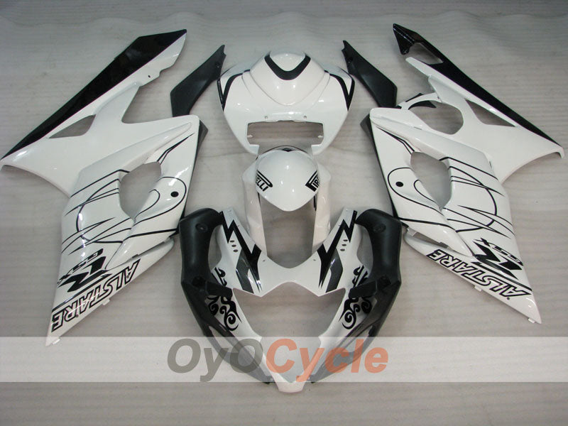 Einspritz-Verkleidungssatz für 05-06 GSX R1000 - Weiß, Schwarz - Corona, MOTUL #OYO87901949 Zweitbild