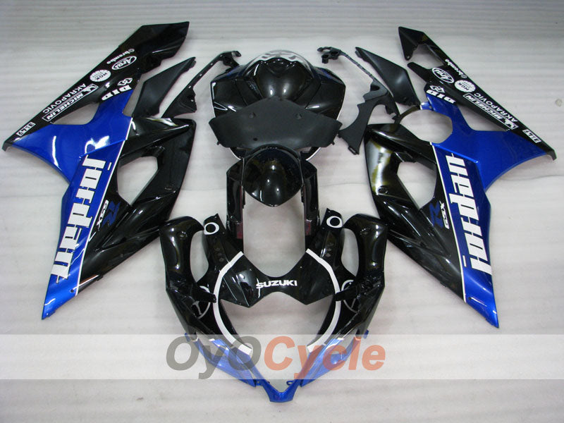 Verkleidungssatz für Spritzgussverkleidung für 05-06 GSX R1000 - Blau, Schwarz - Jordan, MICHELIN #OYO87901975 Zweitbild
