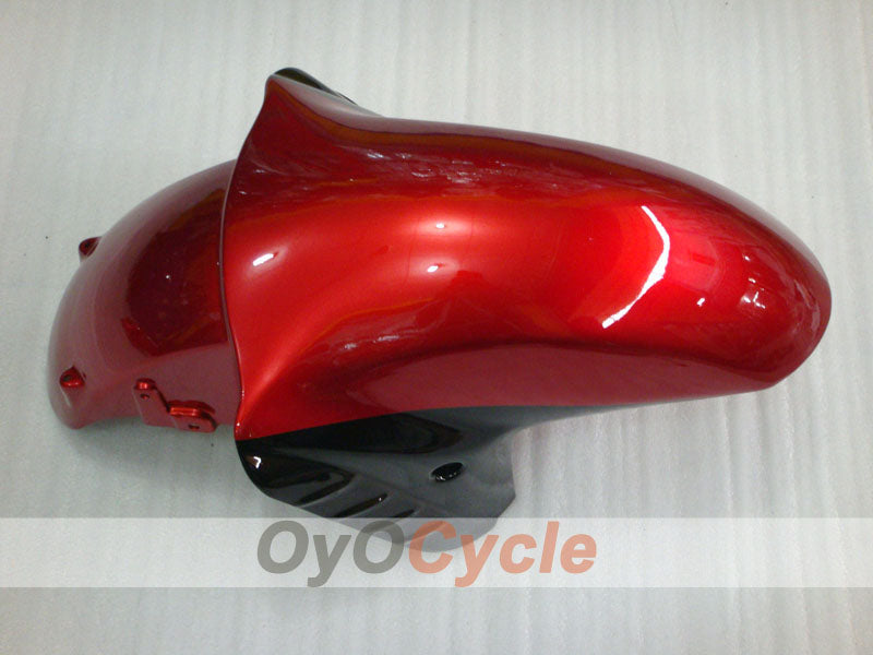 Einspritzverkleidungssatz für NINJA ZX-14R 06-11 - Rot, Schwarz - Werksstil #OYO87901998