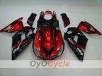 Einspritzverkleidungssatz für NINJA ZX-14R 06-11 - Rot, Schwarz - Werksstil #OYO87901998