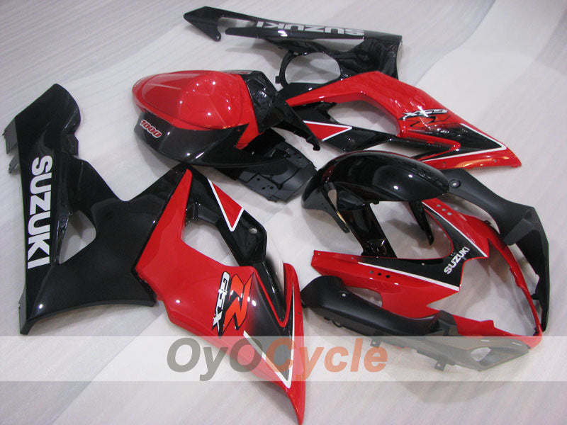 Einspritzverkleidungssatz für GSX R1000 05-06 - Rot, Schwarz - Werksstil #OYO87902001 Zweitbild