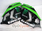 Spritzguss-Verkleidungssatz für 06-11 NINJA ZX-14R - Grün, Schwarz - Monster #OYO87902020