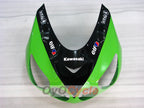 Spritzguss-Verkleidungssatz für 06-11 NINJA ZX-14R - Grün, Schwarz - Monster #OYO87902020