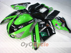 Spritzguss-Verkleidungssatz für 06-11 NINJA ZX-14R - Grün, Schwarz - Monster #OYO87902020
