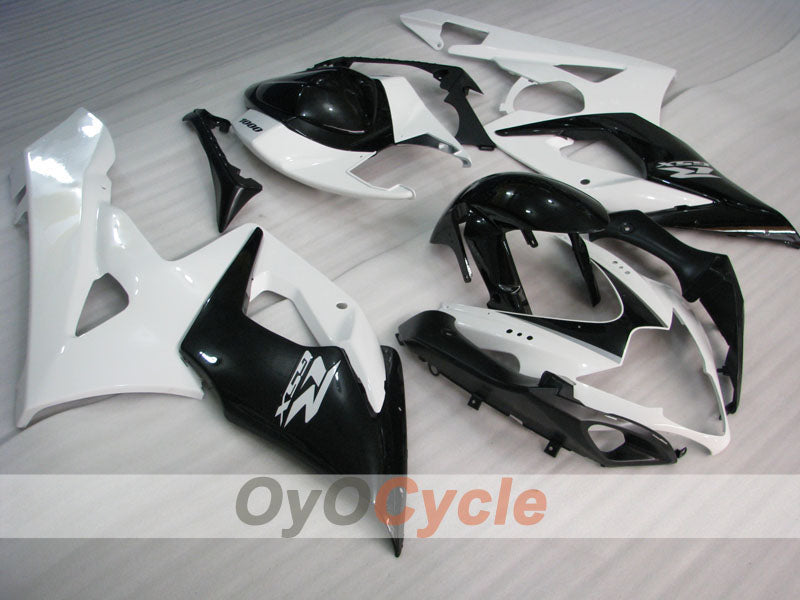 Einspritz-Verkleidungskit für GSX R1000, 05-06 - Weiß, Schwarz - Werksstil #OYO87902040 Hauptbild