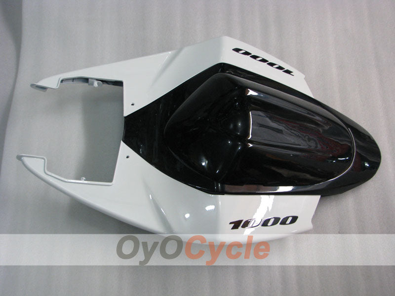 Einspritz-Verkleidungskit für GSX R1000, 05-06 - Weiß, Schwarz - Werksstil #OYO87902040