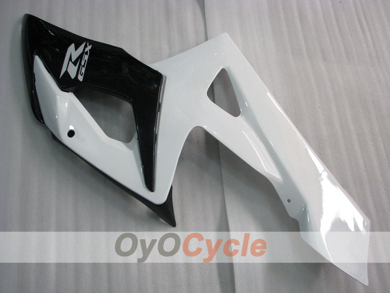 Einspritz-Verkleidungskit für GSX R1000, 05-06 - Weiß, Schwarz - Werksstil #OYO87902040
