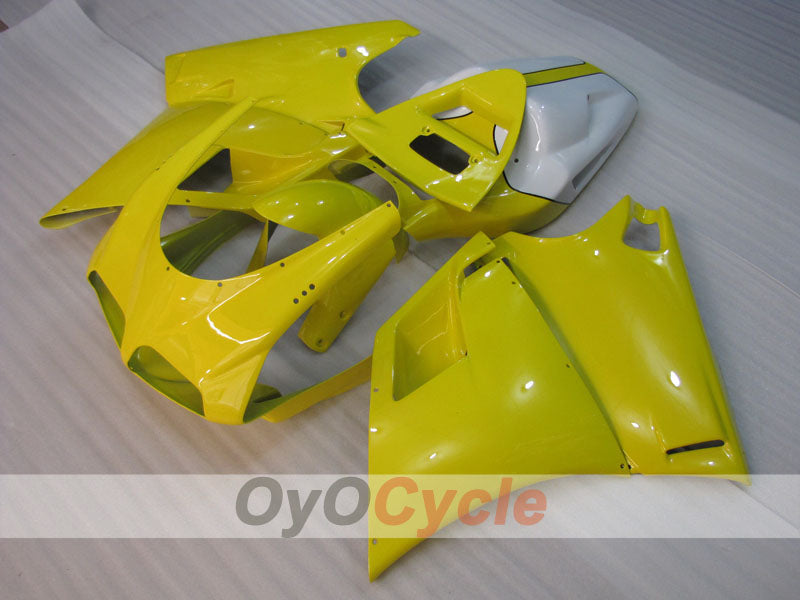 Einspritzverkleidungssatz für Ducati 748, 94-02 - Gelb, Weiß - Werksstil #OYO87902051 Hauptbild