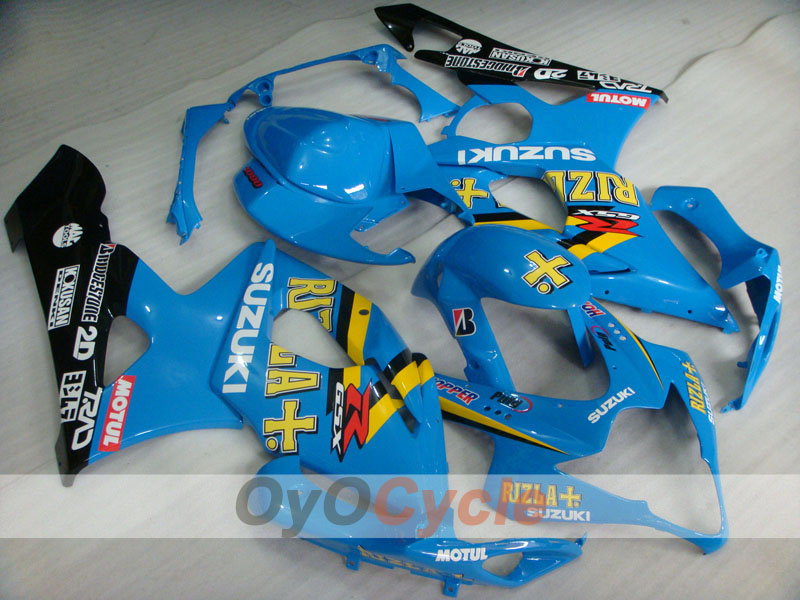 Einspritzverkleidungs-Kit für 05-06 GSX R1000 - Blau, Schwarz - MOTUL, Rizla+ #OYO87902057 Hauptbild