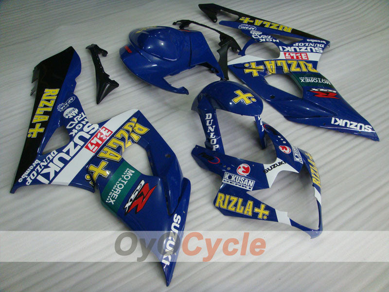 Einspritzverkleidungs-Kit für 05-06 GSX R1000 - Blau, Schwarz - Rizla+ #OYO87902062 Hauptbild
