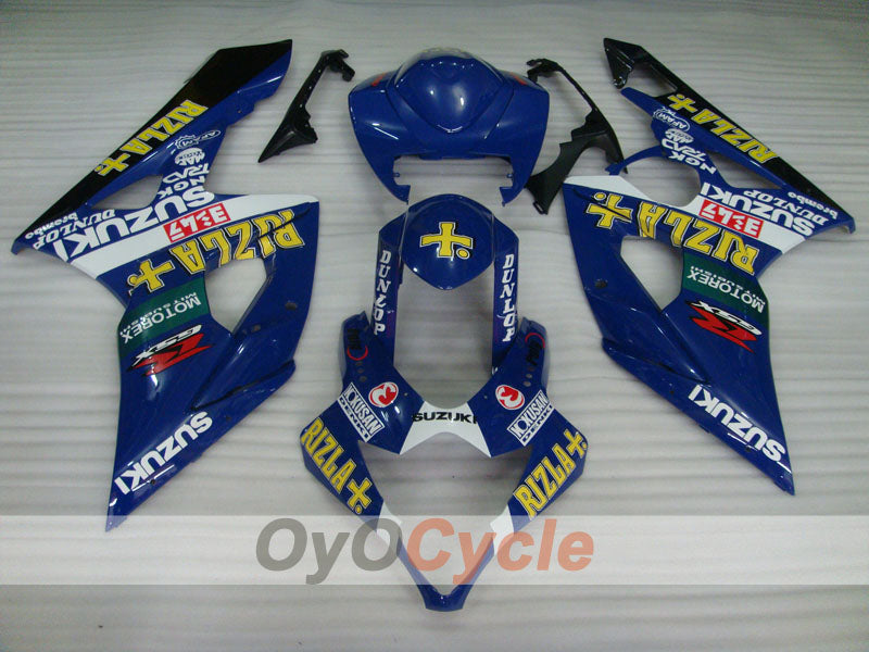 Einspritzverkleidungs-Kit für 05-06 GSX R1000 - Blau, Schwarz - Rizla+ #OYO87902062 Zweitbild