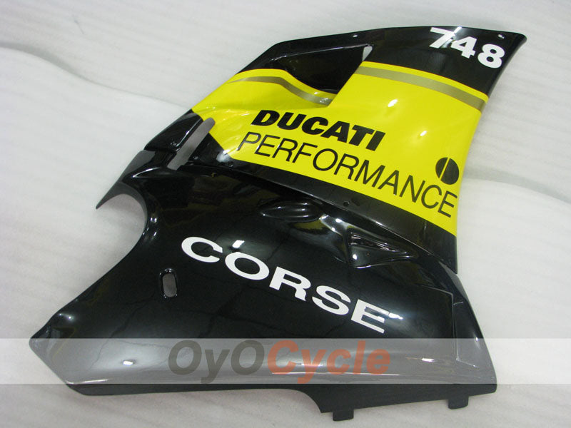 Einspritz-Verkleidungskit für Ducati 748 von 94-02 - Gelb, Schwarz - Performance #OYO87902076