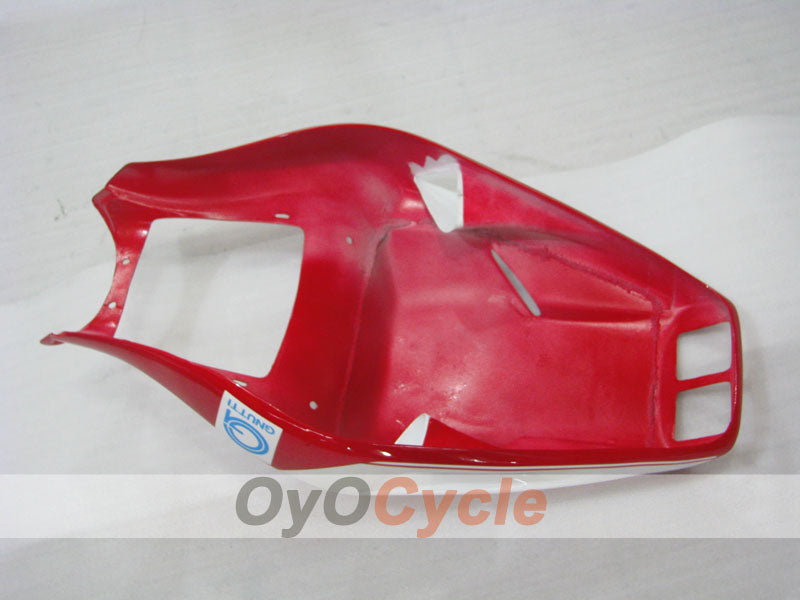 Einspritz-Verkleidungssatz für 94-02 Ducati 748 - Rot, Weiß - Xerox #OYO87902090
