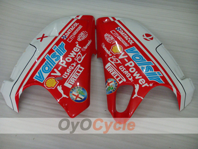 Einspritz-Verkleidungskit für Ducati 748 94-02 - Rot, Weiß - Xerox #OYO87902095