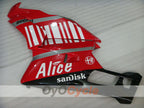 Verkleidungssatz für 03-04 Ducati 749 - Rot, Schwarz - Alice #OYO87902109