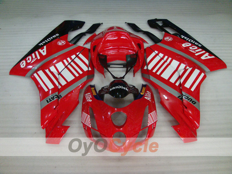 Einspritz-Verkleidungssatz für Ducati 999 03-04 - Rot, Schwarz - Alice #OYO87902349 Zweitbild