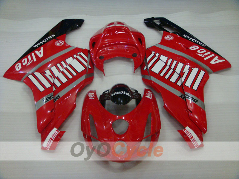 Einspritz-Verkleidungssatz für Ducati 999 03-04 - Rot, Schwarz - Alice #OYO87902350 Zweitbild