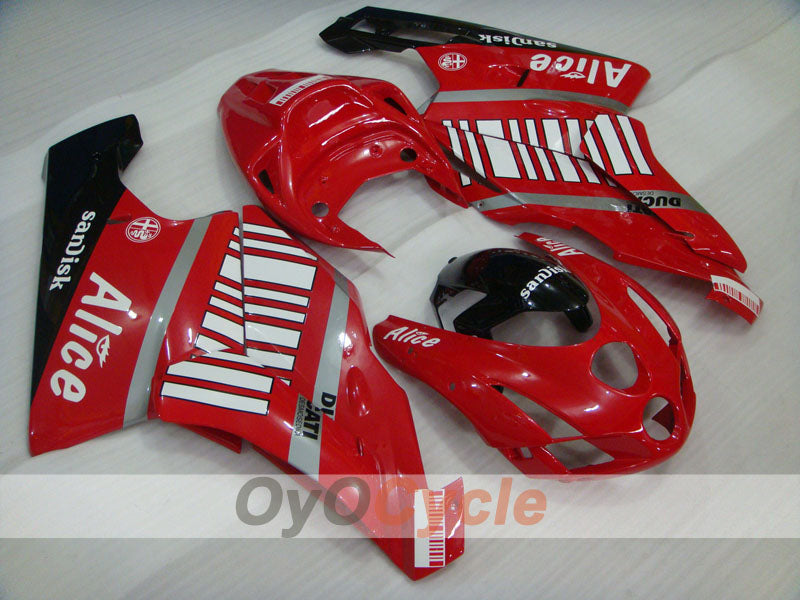 Einspritz-Verkleidungssatz für Ducati 999 03-04 - Rot, Schwarz - Alice #OYO87902350 Hauptbild