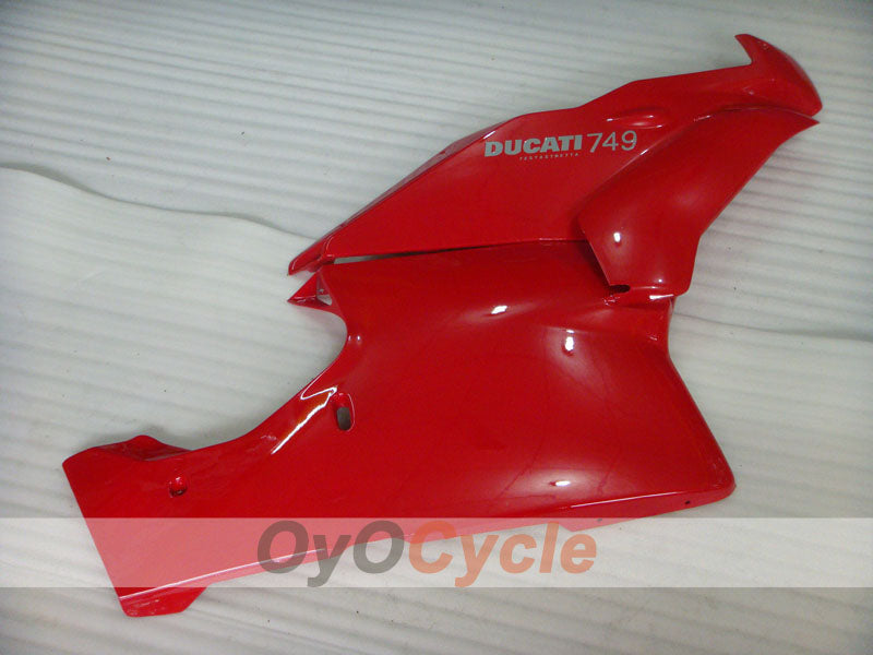 Einspritzverkleidungssatz für Ducati 749, Baujahr 03-04 - Rot - Werksdesign #OYO87902119