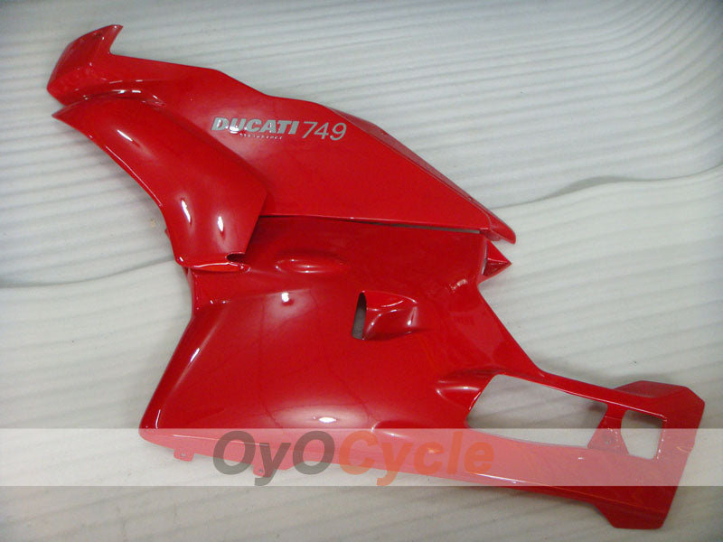 Einspritzverkleidungssatz für Ducati 749, Baujahr 03-04 - Rot - Werksdesign #OYO87902119