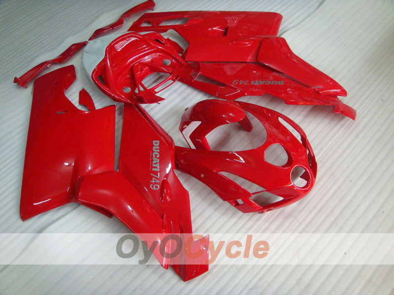 Einspritzverkleidungssatz für Ducati 749, Baujahr 03-04 - Rot - Werksdesign #OYO87902119 Hauptbild