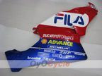 Einspritzverkleidungssatz für Ducati 749, Baujahr 03-04 - Rot, Blau - FILA #OYO87902127