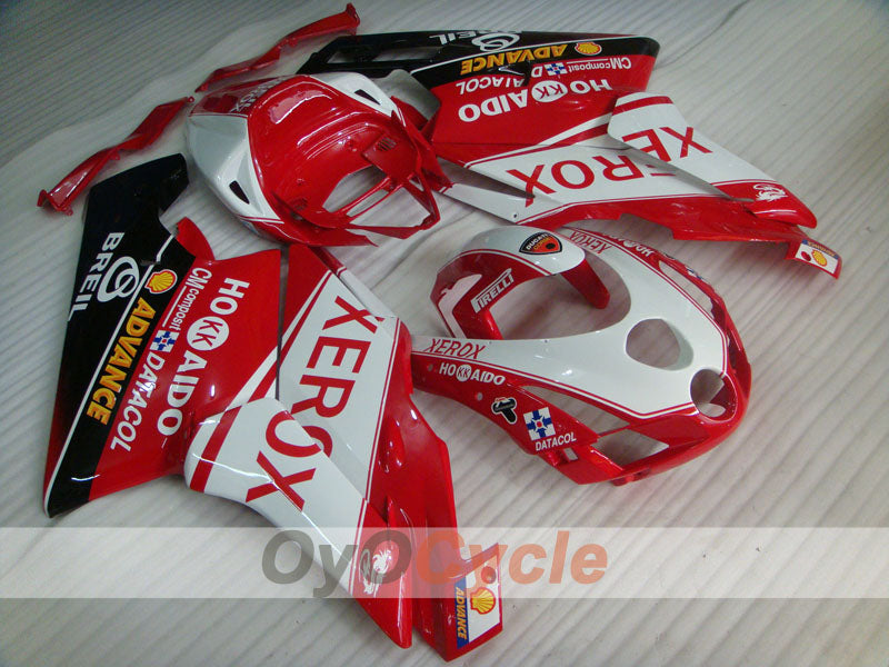 Spritzguss-Verkleidungssatz für Ducati 999 03-04 - Rot, Weiß - Xerox #OYO87902363 Zweitbild