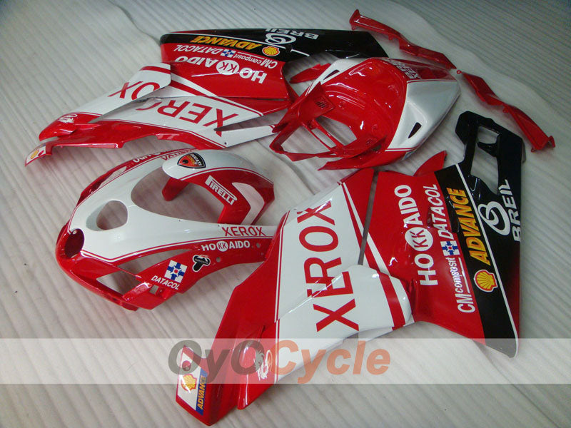 Spritzguss-Verkleidungssatz für Ducati 999 03-04 - Rot, Weiß - Xerox #OYO87902363 Hauptbild