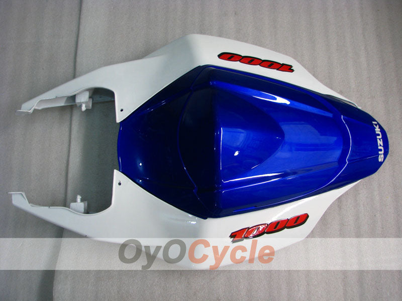 Einspritz-Verkleidungssatz für 07-08 GSX R1000 - Blau, Weiß - Werksstil #OYO87902146
