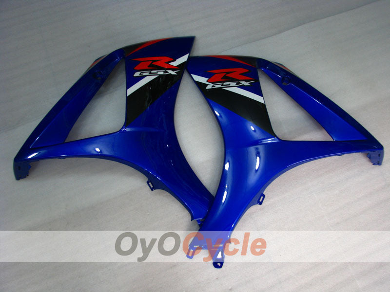 Einspritz-Verkleidungssatz für 07-08 GSX R1000 - Blau, Weiß - Werksstil #OYO87902146