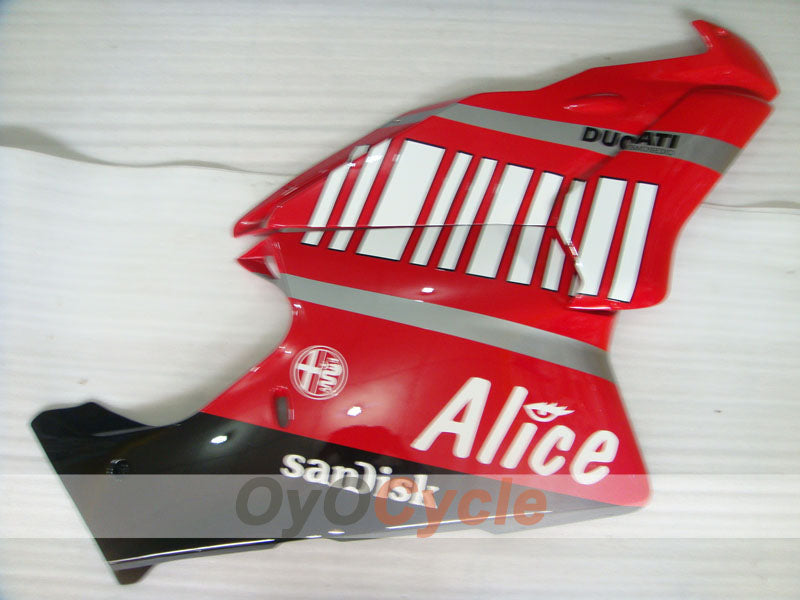 Linke und rechte Seitenverkleidung für Ducati 05-06 999 #OYO87913976