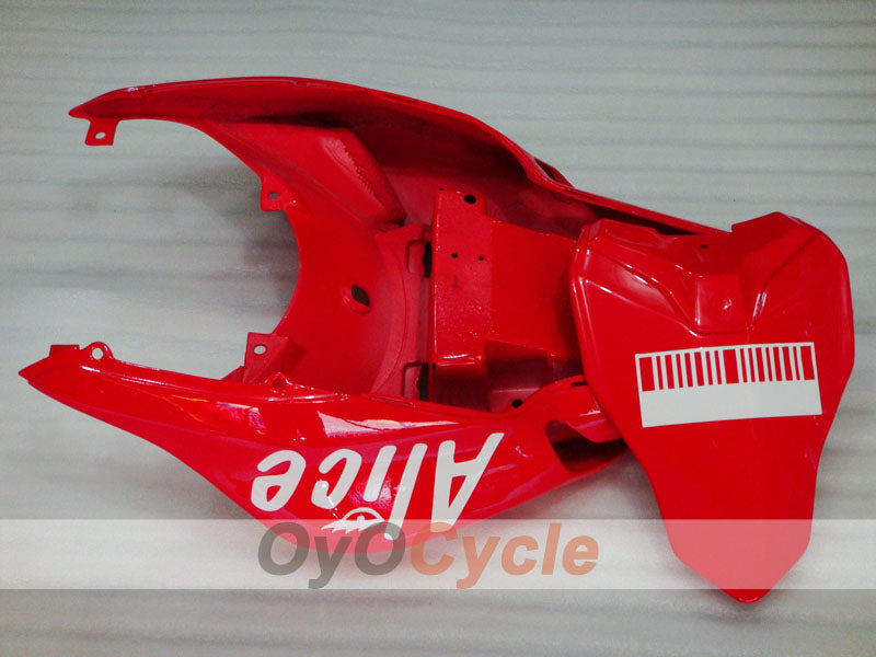 Einspritz-Verkleidungssatz für Ducati 848, 08-13 - Rot, Schwarz - Alice #OYO87902176