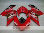 Einspritz-Verkleidungssatz für Ducati 848, 08-13 - Rot, Schwarz - Alice #OYO87902176