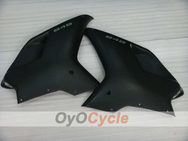Einspritz-Verkleidungssatz für Ducati 848, 08-13 - Schwarz, Matt - Werksstil #OYO87902181