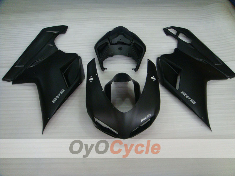 Einspritz-Verkleidungssatz für Ducati 848, 08-13 - Schwarz, Matt - Werksstil #OYO87902181