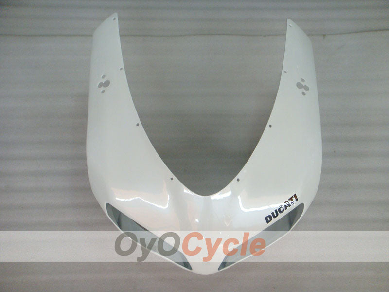 Einspritzverkleidungs-Kit für Ducati 848, Baujahr 08-13 - Weiß, Schwarz, Matt - Werksstil #OYO87902207