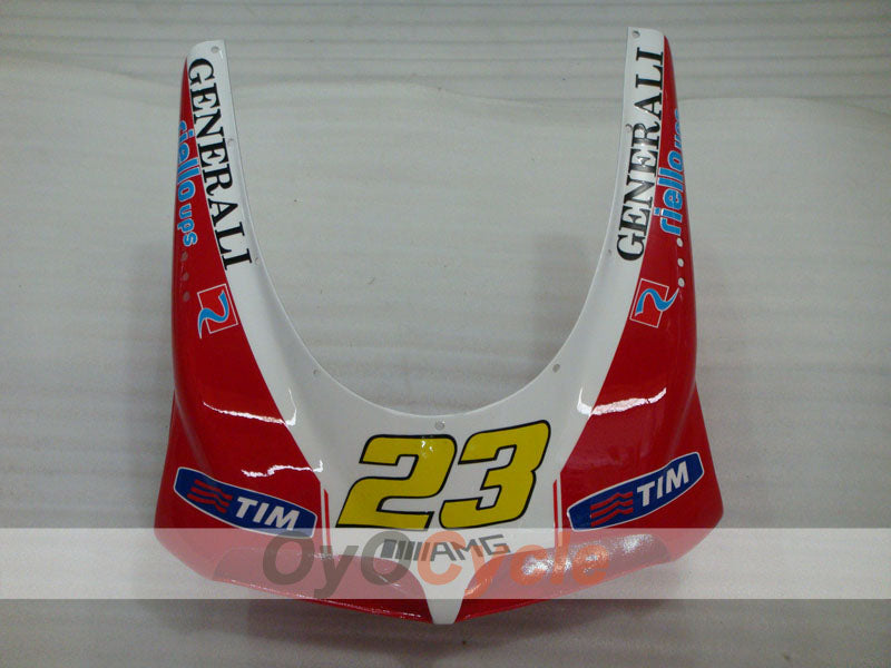 Einspritzverkleidungs-Kit für Ducati 996, Baujahr 99-02 - Rot, Schwarz - Werksstil #OYO87902210