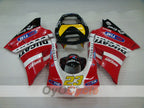 Einspritzverkleidungs-Kit für Ducati 996, Baujahr 99-02 - Rot, Schwarz - Werksstil #OYO87902210