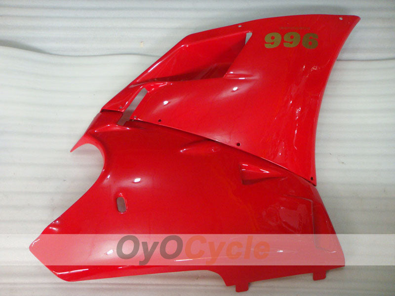 Einspritzverkleidungssatz für Ducati 996, 99-02 - Rot, Weiß - Werksstil #OYO87902213
