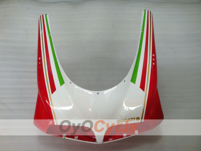 Einspritzverkleidungssatz für Ducati 996, 99-02 - Rot, Weiß - Werksstil #OYO87902214
