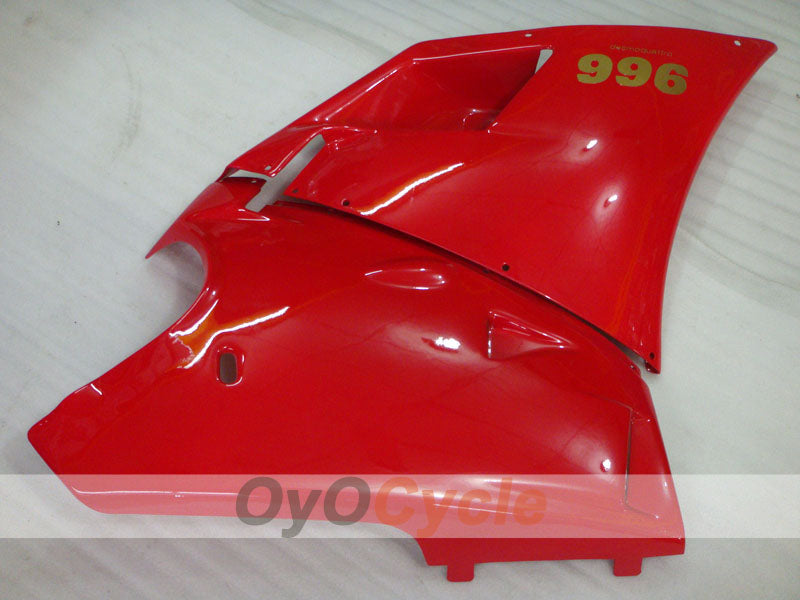 Einspritzverkleidungssatz für Ducati 996, 99-02 - Rot, Weiß - Werksstil #OYO87902214