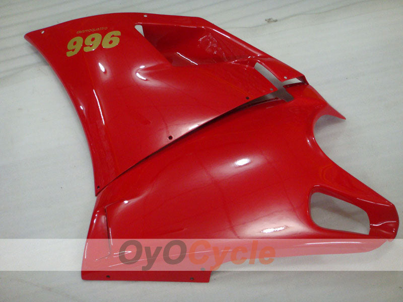 Einspritzverkleidungssatz für Ducati 996, 99-02 - Rot, Weiß - Werksstil #OYO87902214