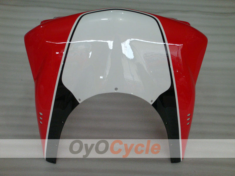Einspritzverkleidungssatz für Ducati 996, 99-02 - Rot, Silber - Flamme #OYO87902218