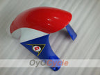 Einspritzverkleidungssatz für Ducati 996, 99-02 - Rot, Silber - Flamme #OYO87902218